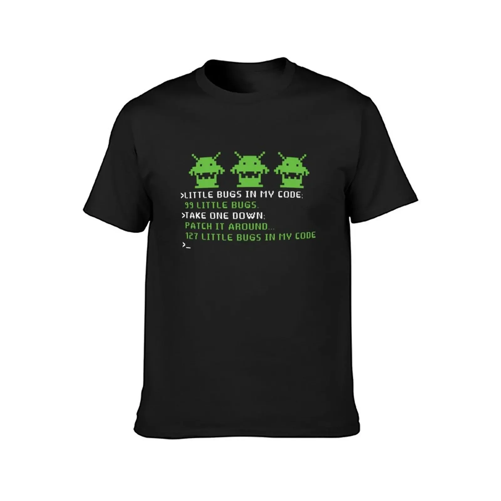 99 Little Bugs In The Code Software Engineer Programmer T-Shirt customs mens plain t shirts