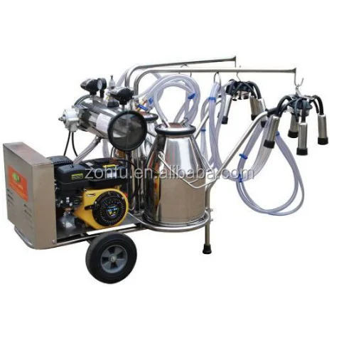 Portable Single Barrel one cow milking machine with good quality milking machines for cows for sale