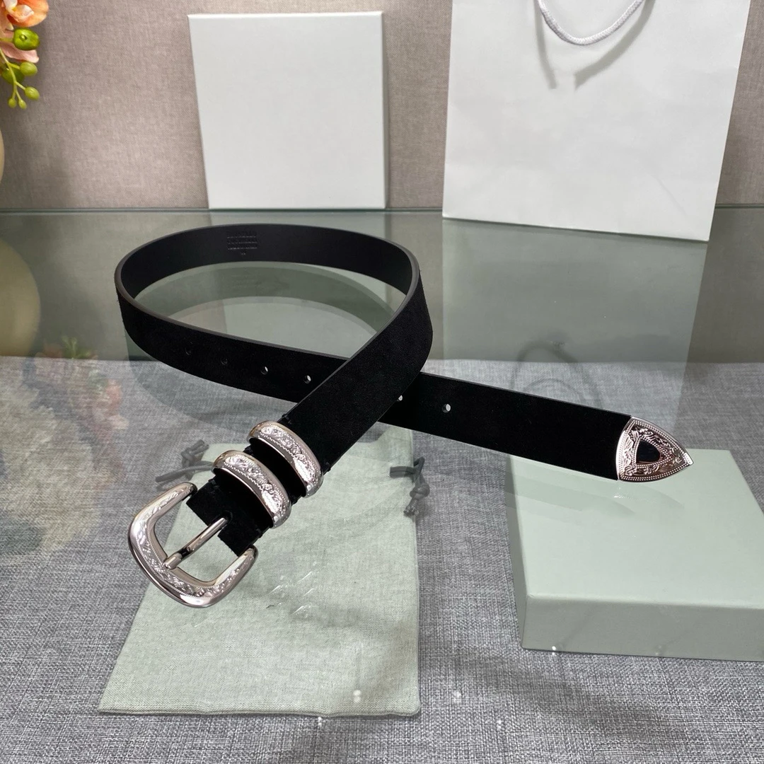 New Luxury Brand Belts for Men Smooth Metal Buckle Male Strap Genuine Waistband Men's Belt Designer High Quality Belt Men BC