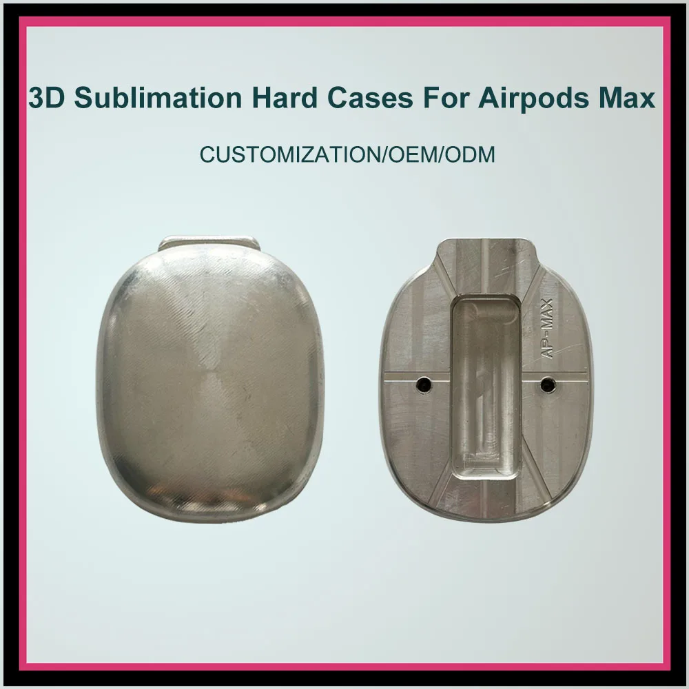 Fonlyu 3D Sublimation Cover Mold for Airpods Max DIY Printing Coated Single Layer Blank Headphone Covers Heat Transfer Protector