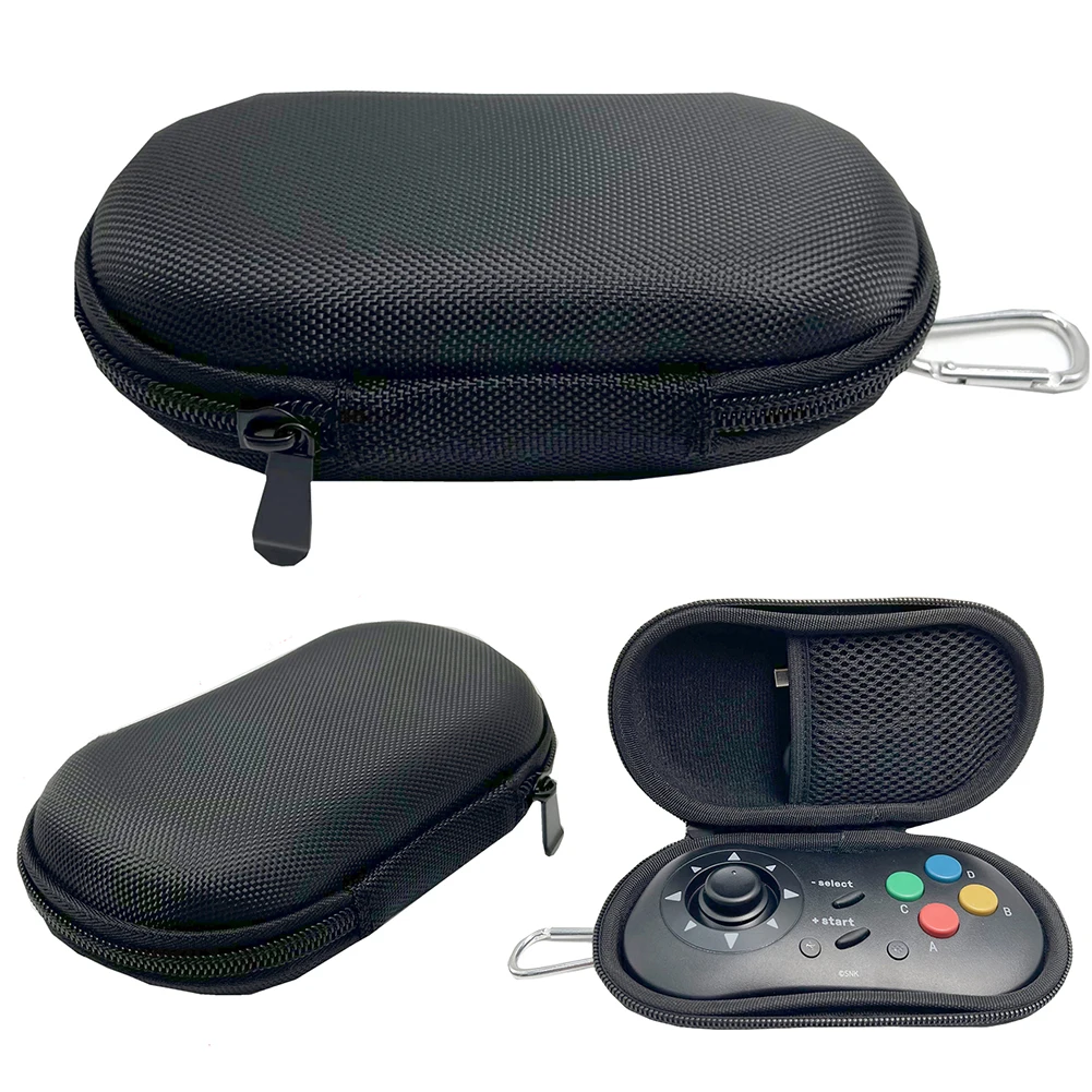 EVA Hard Carrying Case for 8Bitdo M30 and NEOGEO Controllers Shockproof Travel Protective Bag with Hand Strap