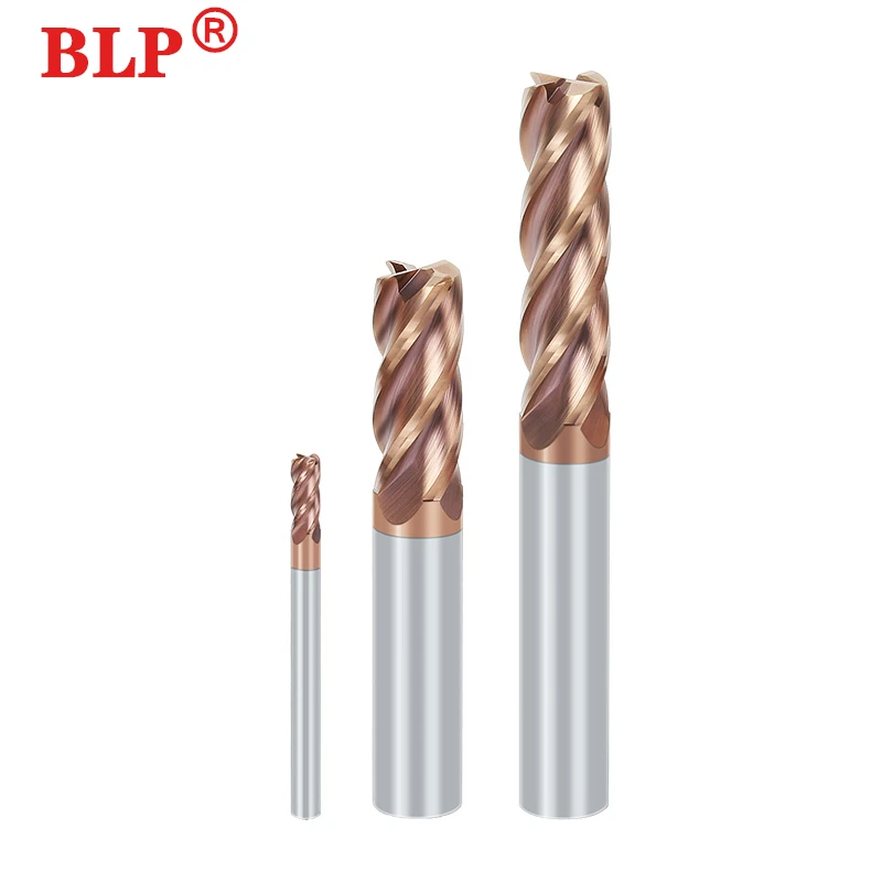 Milling Cutter Alloy Coating Tungsten Steel Tool CNC Maching Hrc55 Corner Roughing Top Milling Cutter Kit Milling Machine Endmil