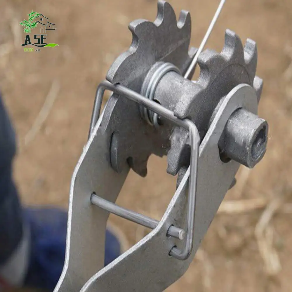 A05E-10Pcs Fence Tensioner Heavy Duty In-Line Wire Strainer Wire Ratchet Tensioner For Electric Fence Farm Fence