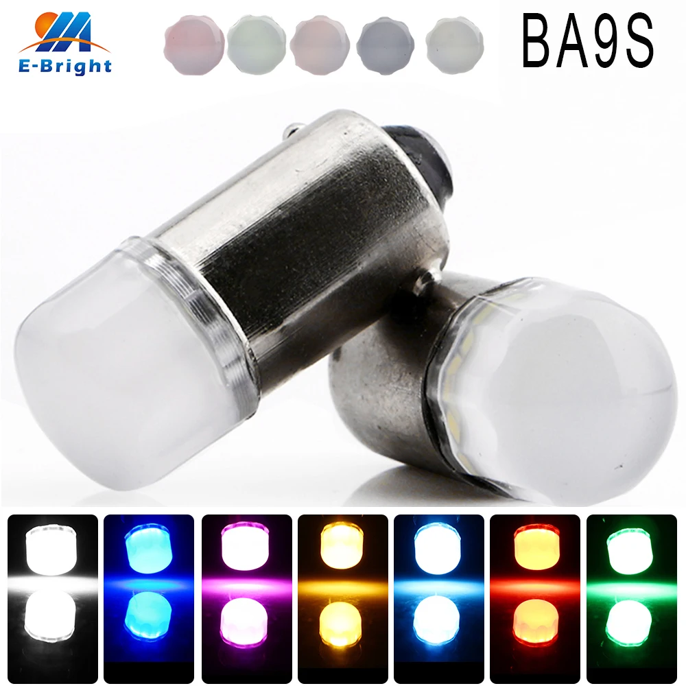 

8PCS GE44 47 1895 AC/ DC 6V 6.3V BA9S Led Bulb Car Arcade Pinball Gaming Machine Light Warm White Red Blue Amber Pink Ice Blue