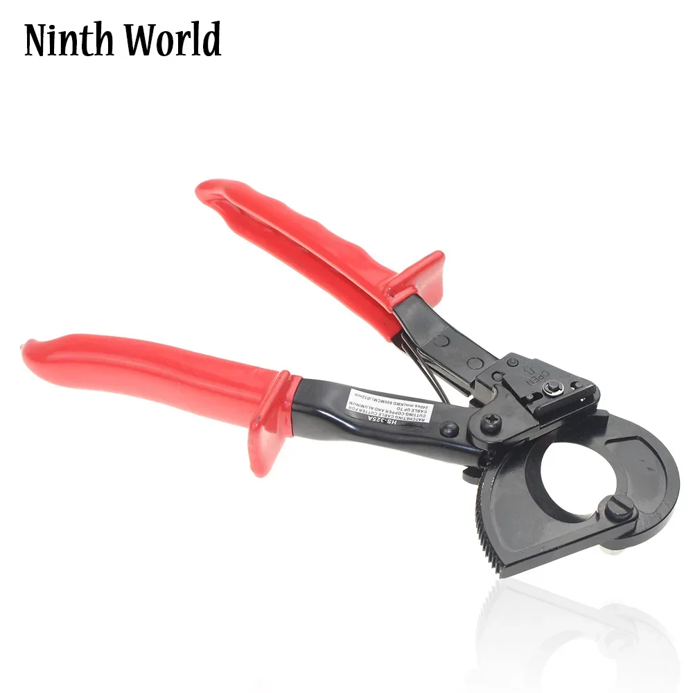 

Cable Cutters -Ratcheting Cable Cutters Heavy Duty for Electricians-Cutting Aluminum Copper Soft Wire up to 600MCM / HS-325A