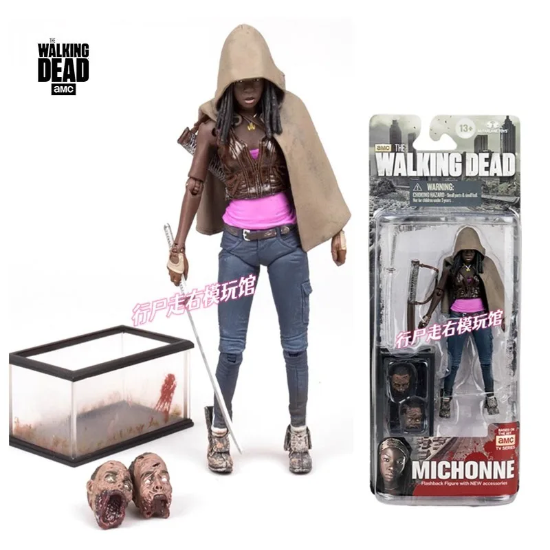 walking-dead-movie-and-tv-series-5-inch-1-12-michonne-action-figures-mcfarland-scale-model-collectible-toy