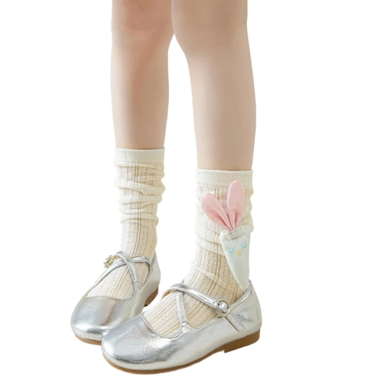 Upgrades Meshing Calf Socks Knee High Socks Soft Cotton Blend Socks Elegant Socks Excellent For Cosplay Stylish Outfits