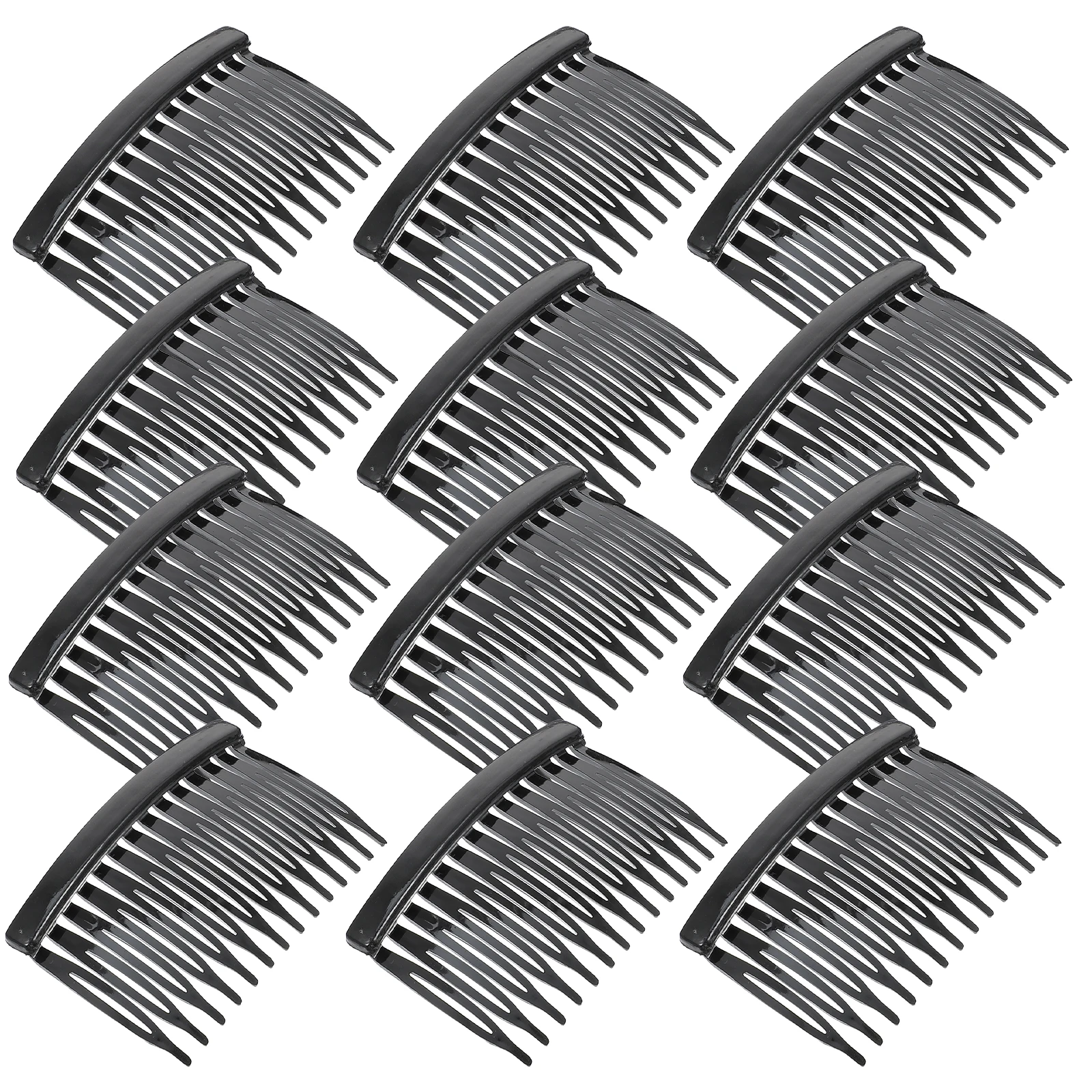 

50pcs Side Comb Simple Plastic Pick Combs Wide Teeth Scalp Massager Tools Smooth Edges Gentle Hair For Thick Curly Straight Hair