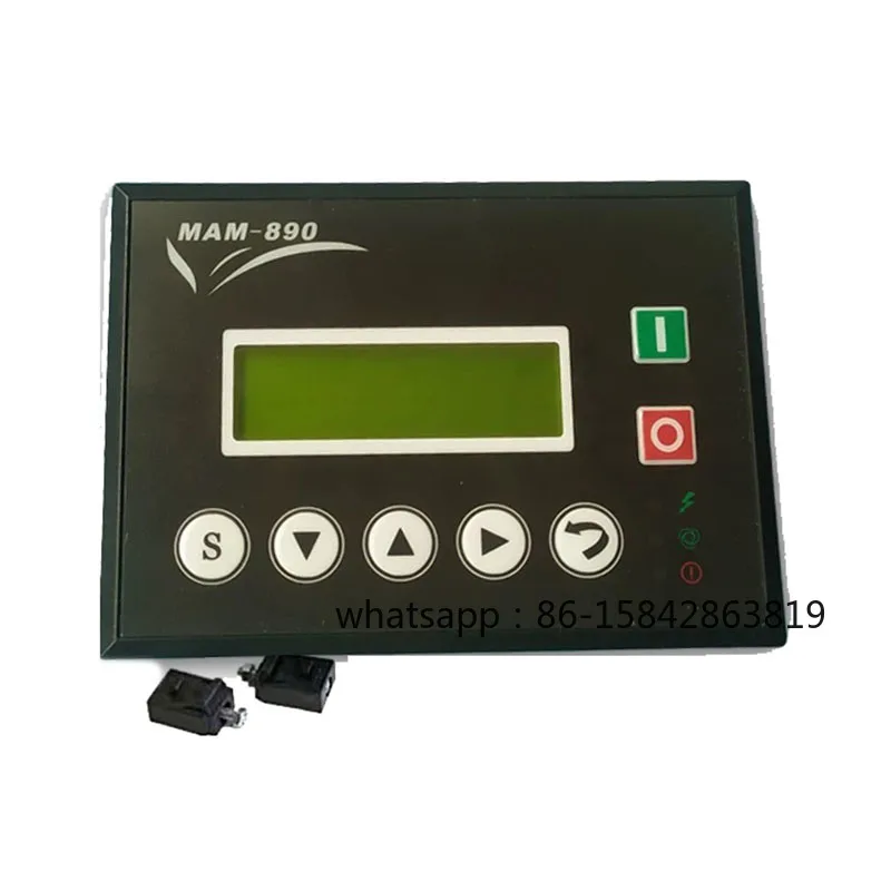 MAM-890 Screw Air Compressor Controller Integrated Control Panel/dDisplay Provides Password