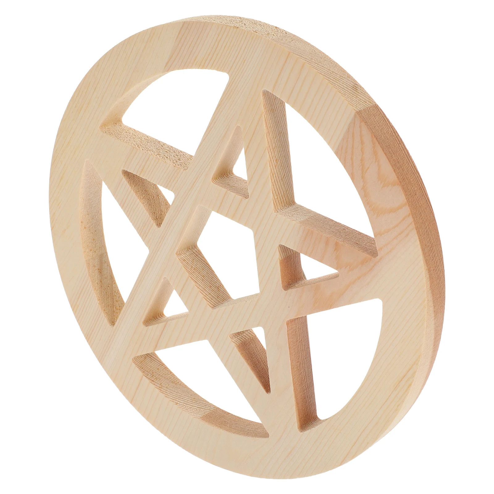 

Pentagram nament Retro Altar naments Style Decors Tile Home Wooden Altar Tiles Decor Retro Style Adornment Pentacle