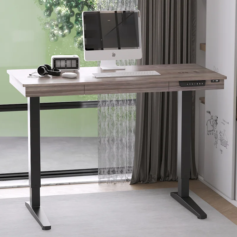 Intelligent electric lifting table with multifunctional drawers, Bluetooth sound system, home computer table, automatic desk