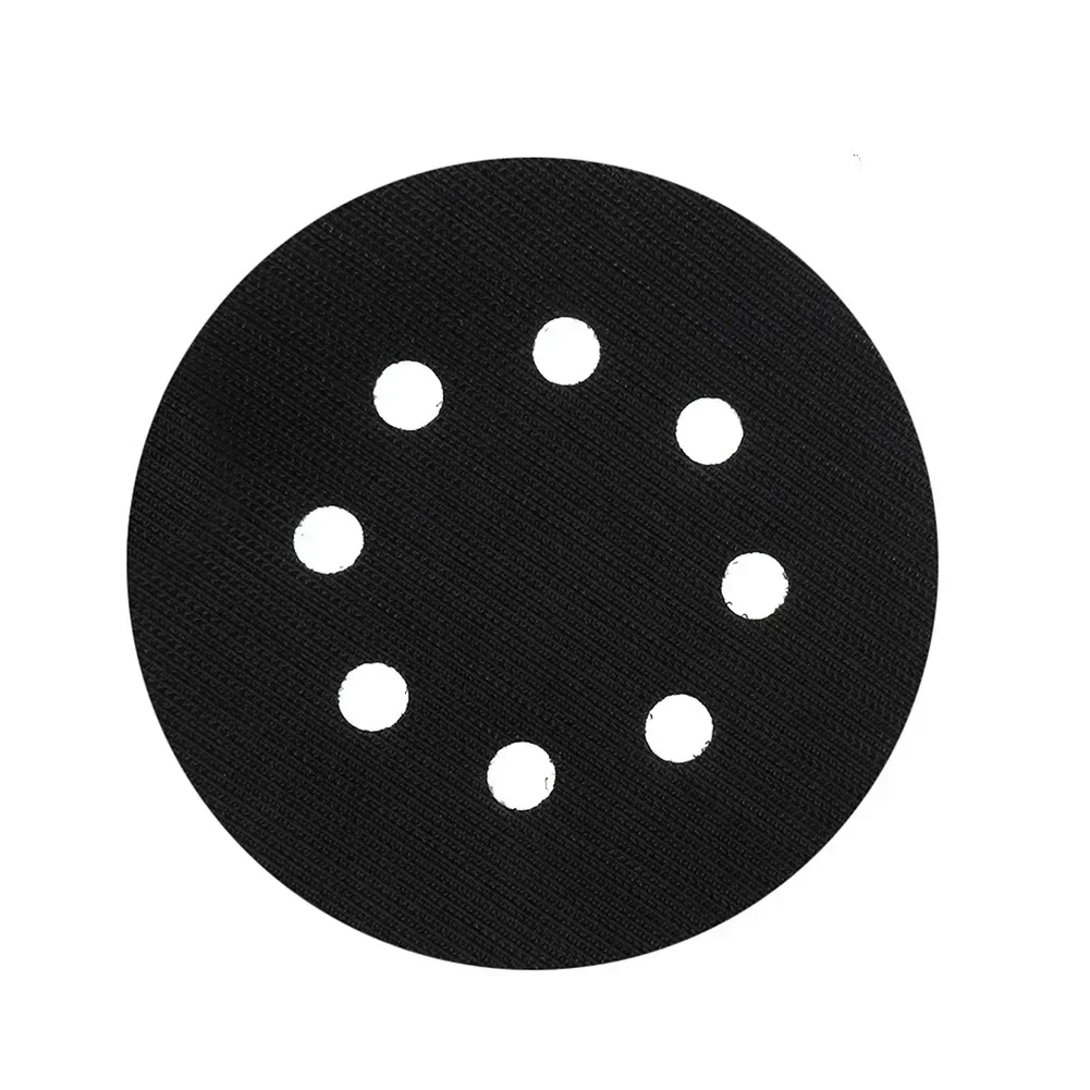 5 Inch 8-Hole Ultra-Thin Surface Protection Interface Pad For Sanding Pad Sponge Hook&Loop Sanding Discs Polishing Grinding