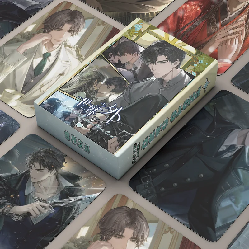 

50 Pcs/Set Beyond The World Game Laser Lomo Card Yi Yu, Gu Shiye, Xia Xiaoyin Characters HD Photocard Fans Collection Cards