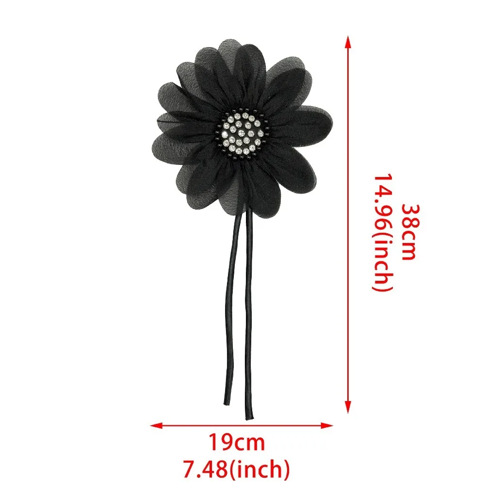 جديد شبكة الشاش زهرة يزين DIY بها بنفسك بقع الملابس القابلة للإزالة الملابس الديكور فستان الزفاف فستان الديكور