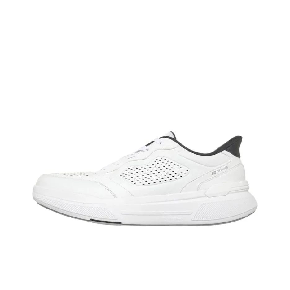 Skechers GO WALK Walking Shoes Men's Low Top White 217164-WHT