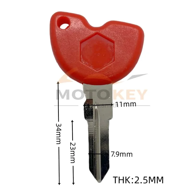 Motorcycle Keys For Vespa Piaggio Medley 150 150S 150SE 2022-2023 Motorcycle Anti theft Key Detachable chip key