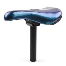 BMX Saddle and Seat Post 4 Colors BMX Racing Dirt Jump Bicycle Seat with 25.4mm Seatpost BMX Cushion