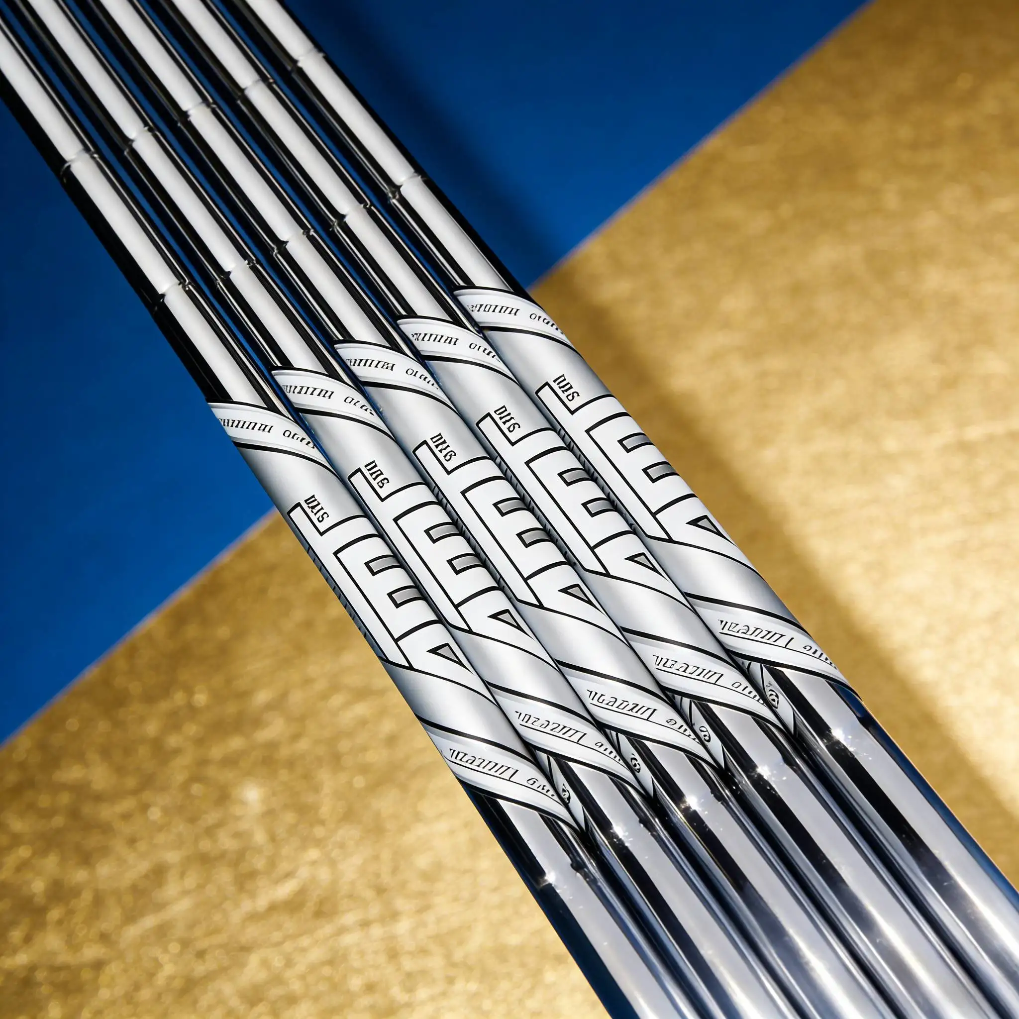 

New Amt Silver Golf Steel Shafts, Set of 5, with Weight-Increasing Technology, Smooth Swing, Easy to Hit, Precise and Stable