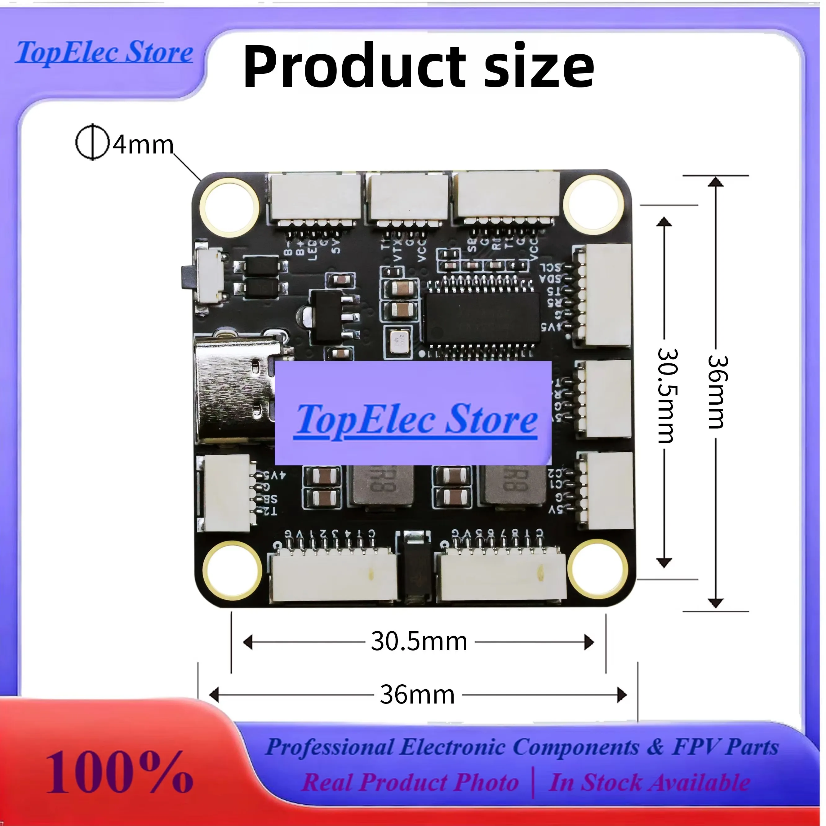 ToPssHigh-Performance Flight Controller Compatible With Sequoia F722 For FPV Racing Drones Fixed-Wing And 2S-8S Brushless System