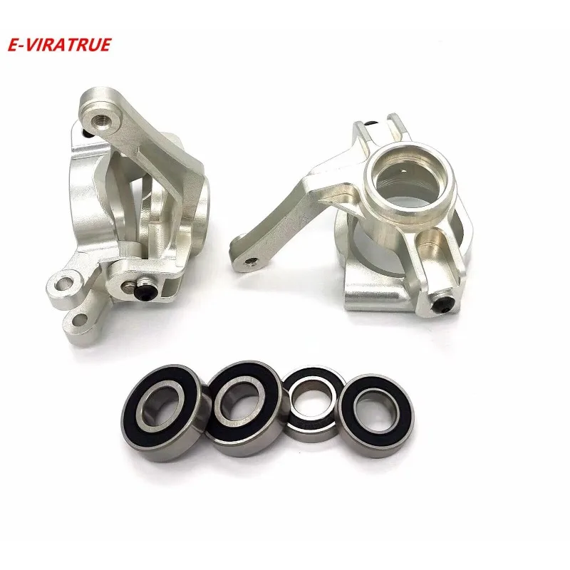 E-VIRATRUE 7075Aluminum Front Steering Blocks/Caster Blocks For Losi DBXL-E 2.0 &GAS 1/5