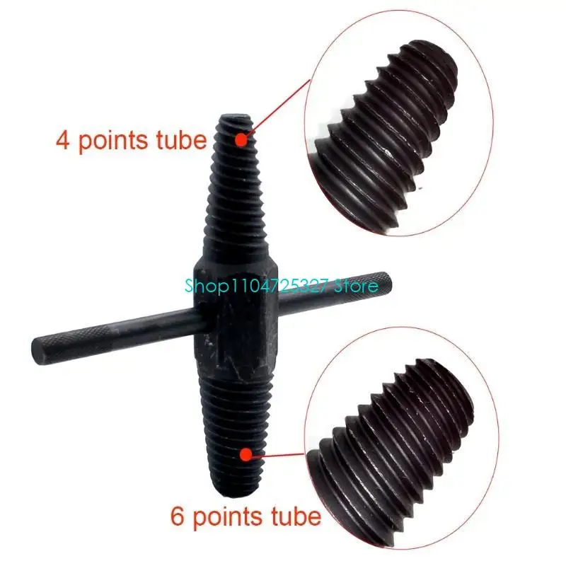 D8KF 3pcs 1/2 Inch 3/4 Inch Wire Screw Extractor Broken Water Pipe Thread Repair Tap