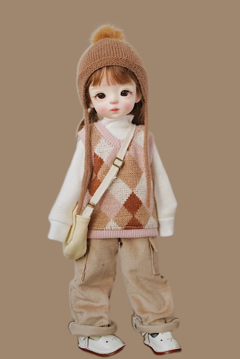 BJD doll clothes majia knitted vest 6 points 1/6 doll clothes accessories