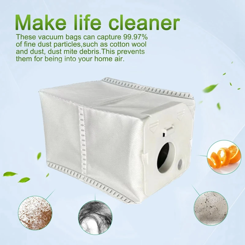 16Pcs Replacement Dust Bag For Samsung Bespoke Jet VCA-ADB95B 220W Vacuum Clean Station Garbage Bag Household Cleaning