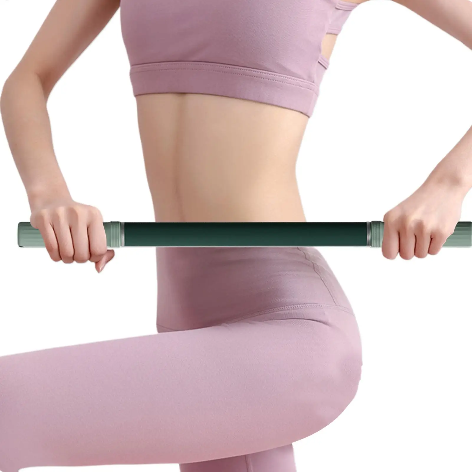 عصا اليوغا لتمتد أداة الاسترخاء الأسطوانة الحدباء مصحح مفتوح الظهر عصا التدريب الدائمة لملحقات اللياقة البدنية