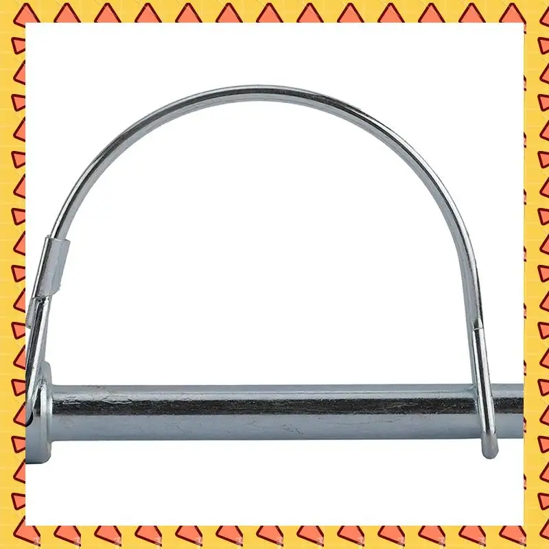 

A008 40Pcs Wire Lock Pin, 5/16 Inch Shaft Locking Pin Hitch Pin With Round Arch Wire Retainer For Farm Trailers Lawn Garden