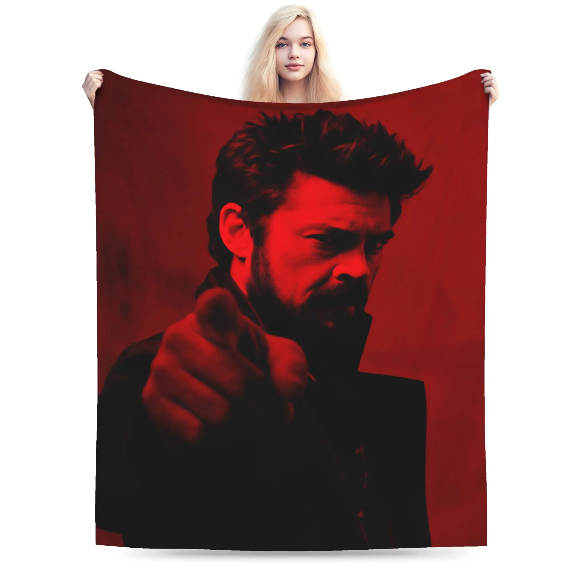 Warm Soft Throw Blanket Picnic Billy Butcher Blanket  Flannel Bedspread For Living Room Pattern Sofa Bed Cover