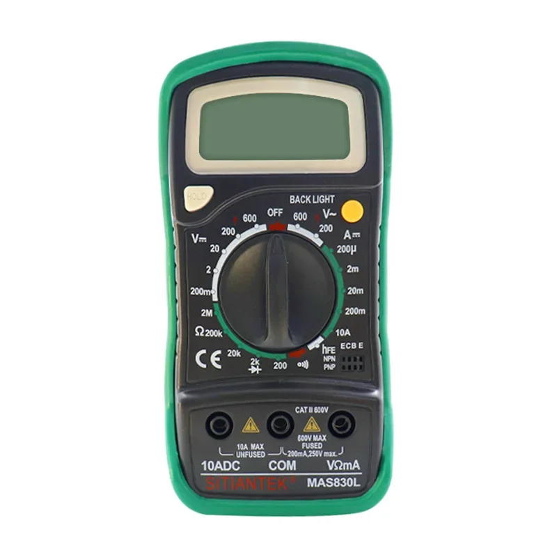 Mas830l Mini Digital Multimeter AC/DC Multimeter Electrical Digital Display Multimeter