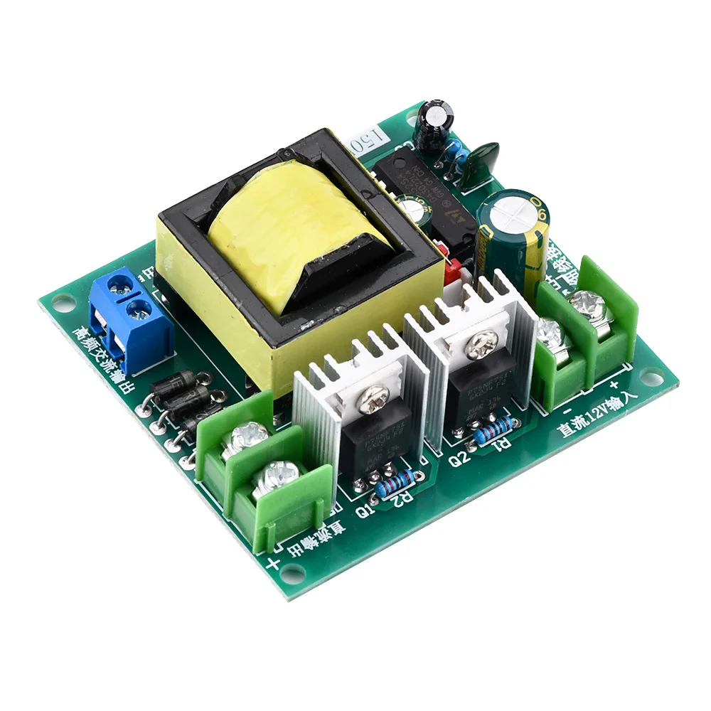 150W DC-AC Converter Booster Module 12V to 110V 200V 220V 280V 150W Inverse Converte Step UP Power Supply Module