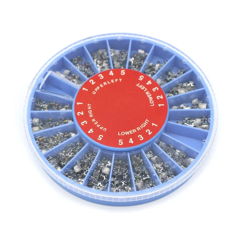 

20 наборов, 400 шт./коробка, стоматологические ортодонтические брекеты, мини-брекеты Roth 022 с крючками 345/3, металлические стоматологические брекеты