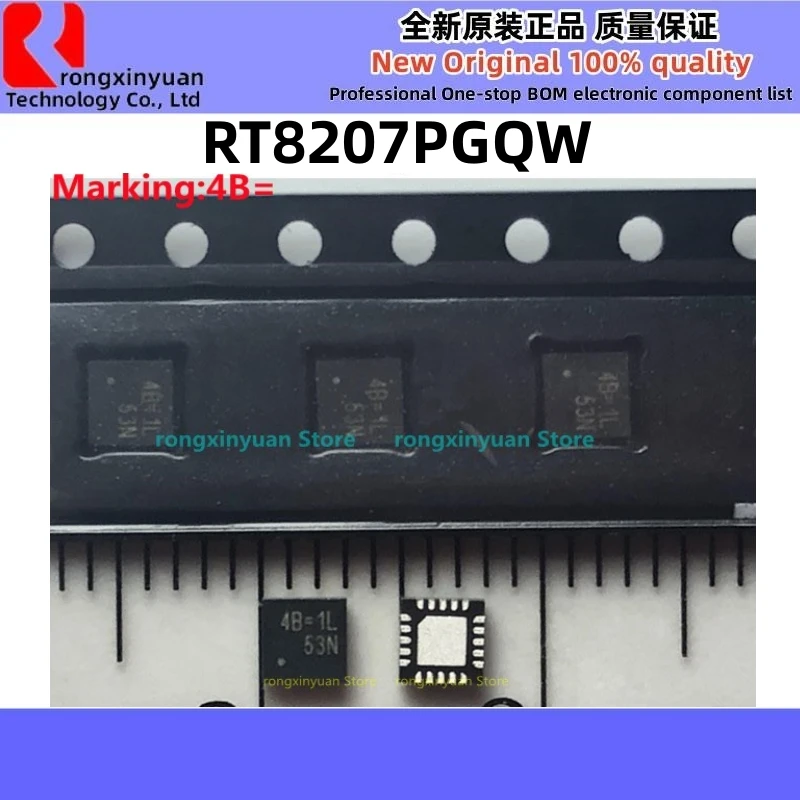 RT8816BGQW RT8816AGQW RT8816 RT8532GQW RT8532 RT8207PGQW RT8207 RT6576DGQW RT6576 RT6575BGQW RT6575B RT6575 piezas, nuevo, 5 WQFN-20L