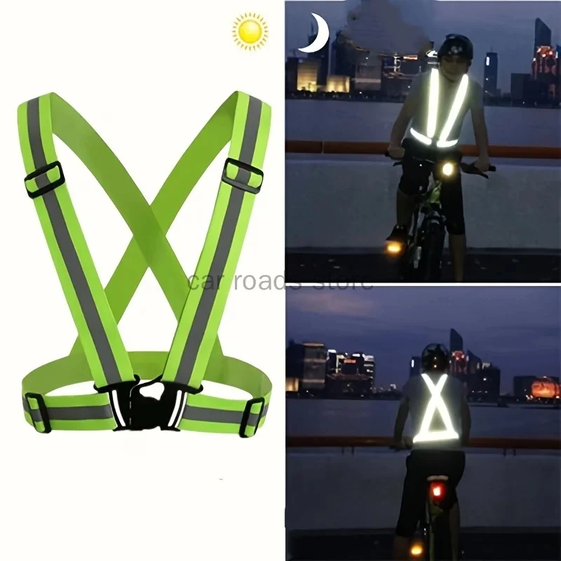 High Visibility Reflective Safety Vest Work Uniform Signal Security Jacket Reflex Clothing Rider Motor Geology Man