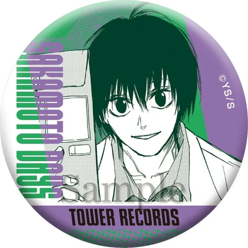 Sakamoto Days Anime Badge Order Osaragi Shishiba Nagumo Manga Style Round Pins Collection Cartoon Brooch Bag Pendent Accessories