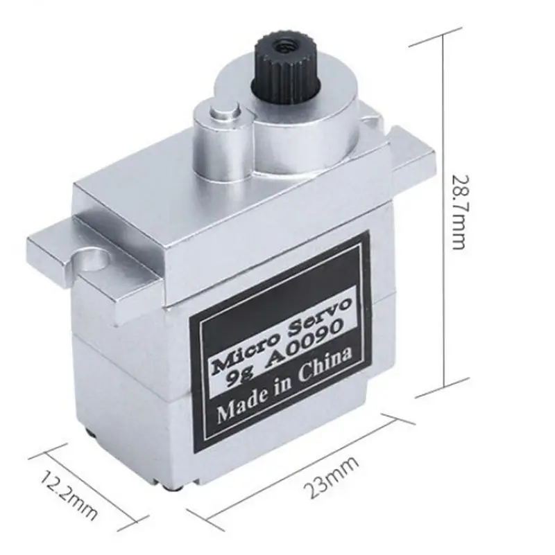 High torque 9g digital digital servo aluminum frame, all-metal gear vehicle and ship model fixed-wing robot