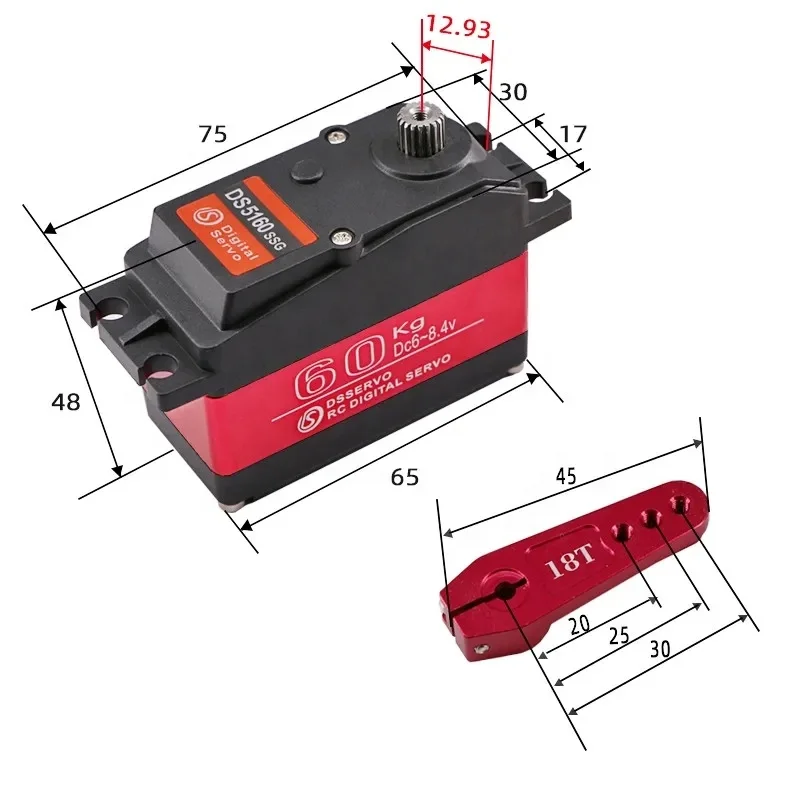 30-uds-cnc-soporte-de-montaje-en-u-de-aluminio-para-brazo-de-disco-basculante-18t-60kg-80kg-150kg-160kg-ds5160-ds5180-rc-coche-robot-servo-bocina-servo-u