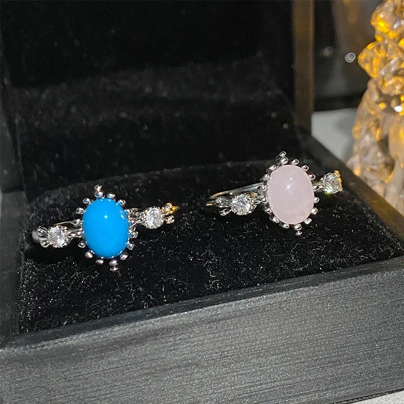 

MDLFES Mo!ssan Diamond Style Painted Girl's Small and Delicate Ring Italian Woven and Sculpted Gold