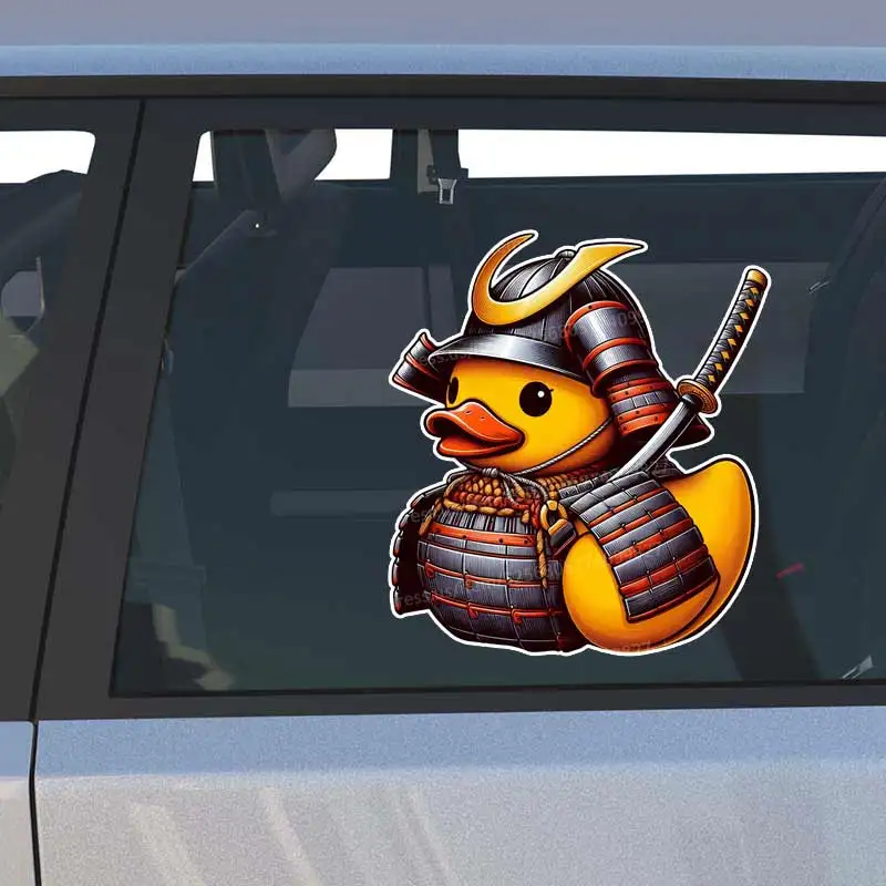 Funny Rubber Duck Car Sticker Vinyl Decal Waterproof Rear Window Motorcycle Camper Bumper Truck Laptop Decoration Y351