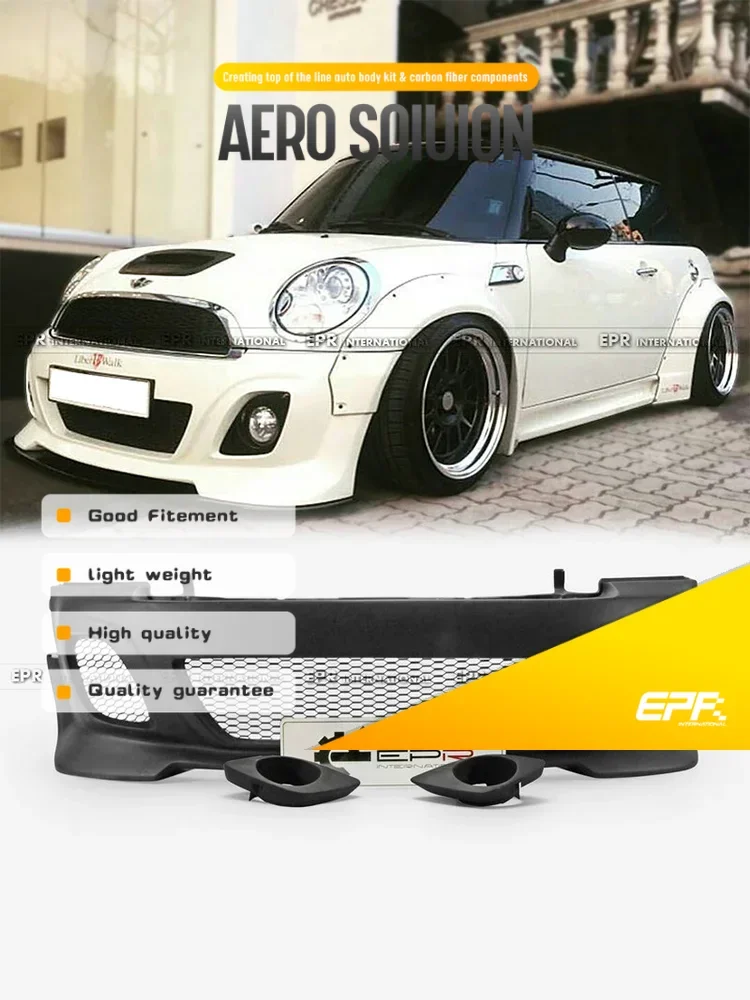 

For Mini Cooper R56 S LB Style Front Bumper - 3 Door Hatch Fit Exterior Replacement Accessory