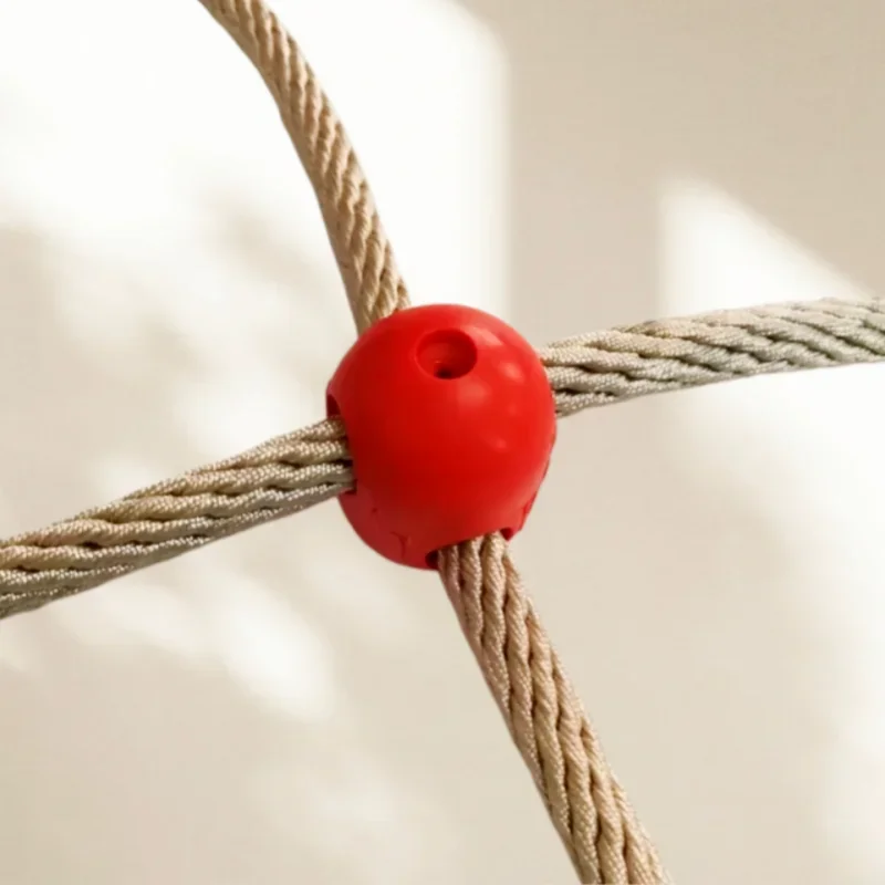 تسلق حبل صافي مشبك بلاستيكي تسلق حبل موصلات دائم متعدد في الهواء الطلق تسلق والعتاد تسلق حبل أجزاء الملحقات