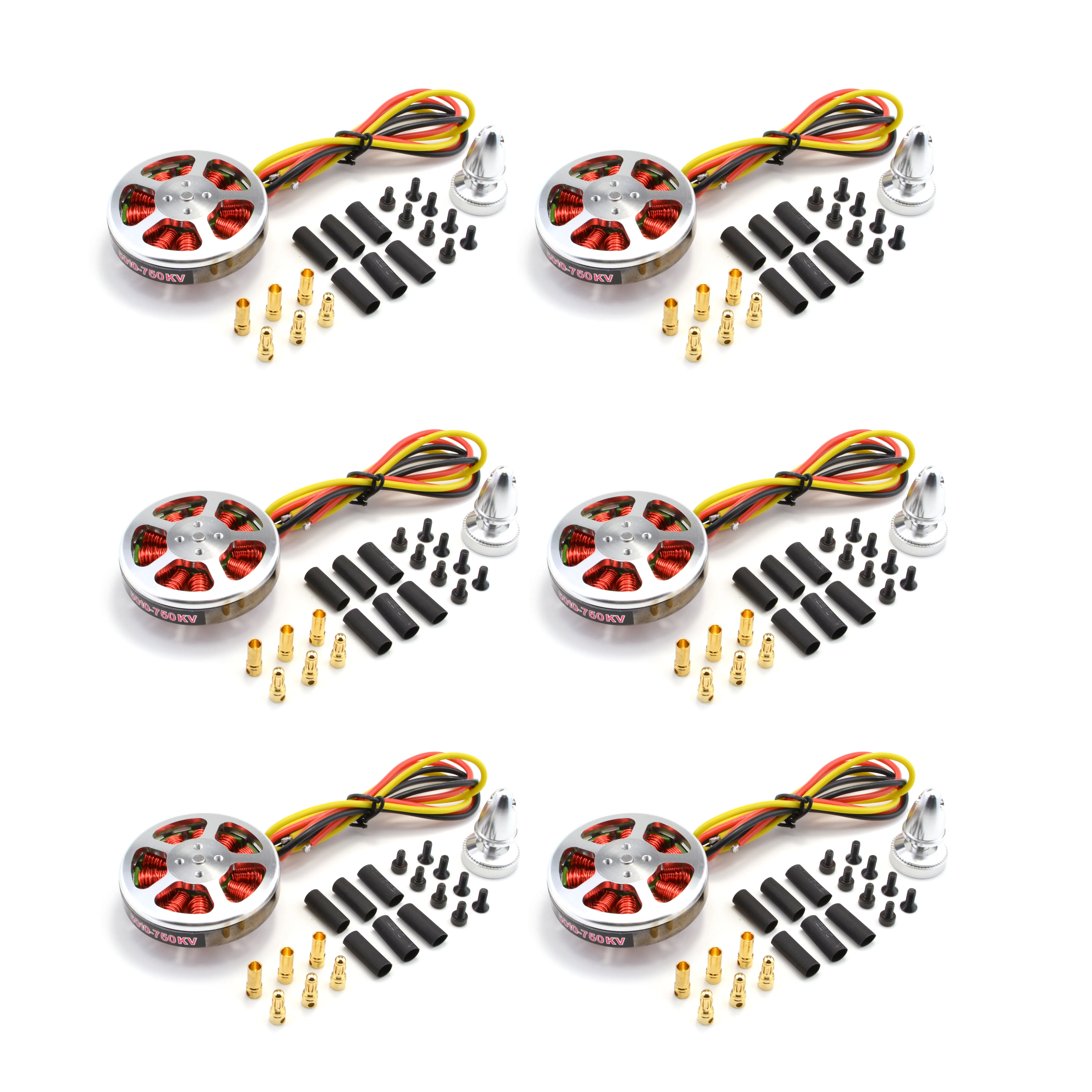 5010 360KV / 750KV borstelloze motoren met hoog koppel voor ZD550 ZD850 MultiCopter QuadCopter meerassige vliegtuigen