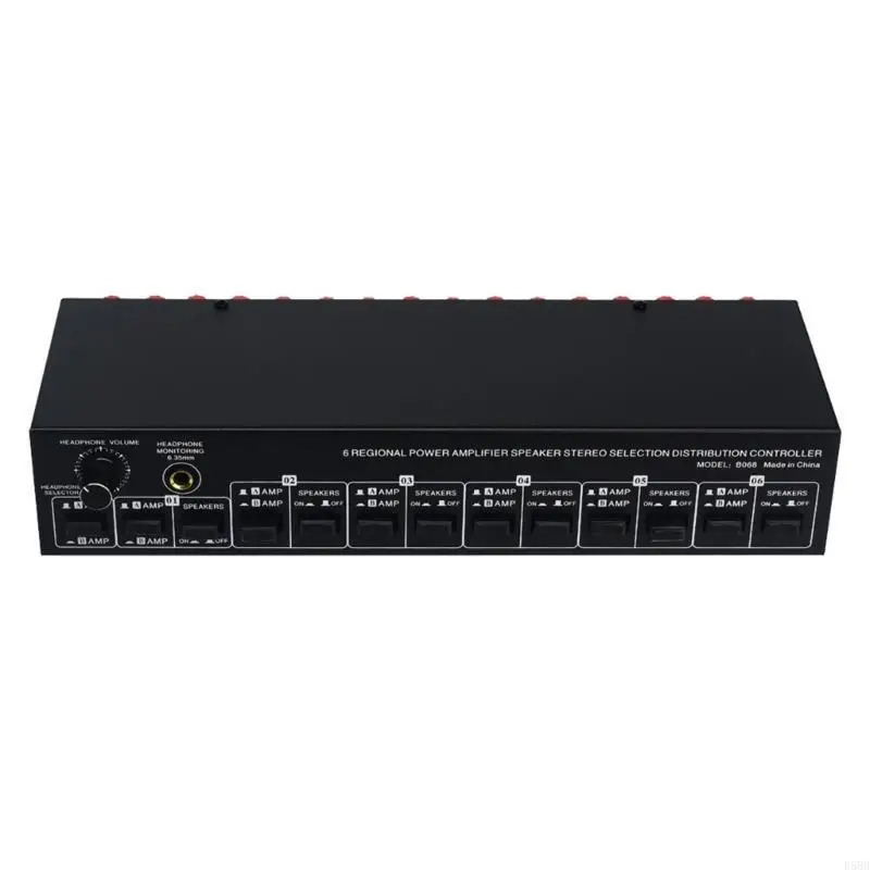 D5BB 2 en 6 Amplificadores Selector Selector altavoces Splitters Switcher Selector