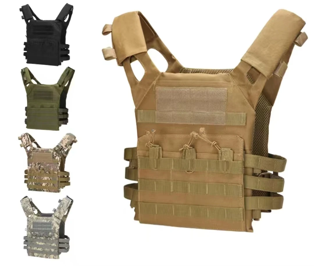 

Military Tactical Vest Waterproof Outdoor Body Armor Lightweight JPC Molle Plate Carrier Hunting Vests CS Game Jungle Equipment