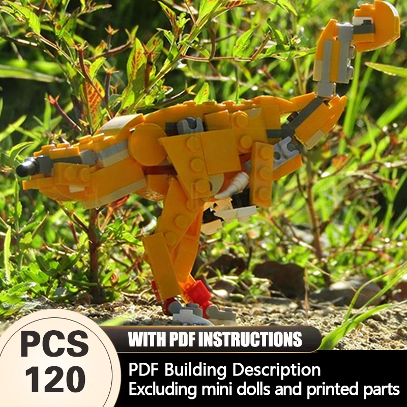 

Creators Animal Series Model MOC Building Bricks Gigantoraptor Modular Technology Gifts Holiday Assemble Children Toys Suit
