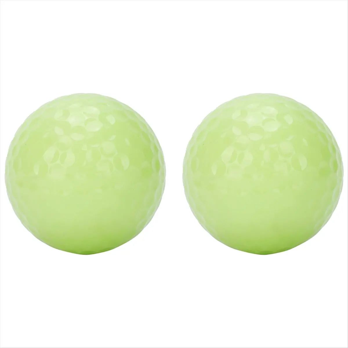 [MEGAL SALE]2PCS Night Golf Balls,Ultra Bright Glow,the Dark Golf Ball Long Lasting Light Up Ball Only Requires UV Light