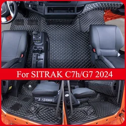 Floor Mats For SITRAK C7h 2024 MAX Tractor truck Full Surrounding Interior Decoration Modified Vehicle Supplies