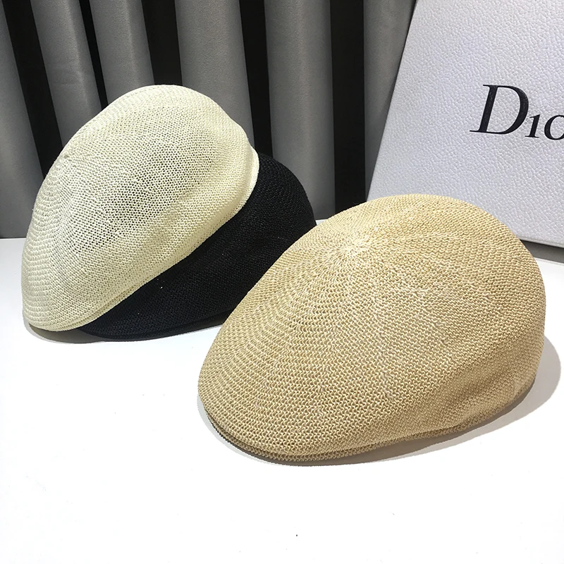 2023 NEW Women's Summer fashion Straw Hat for men Panamas UV Protection Sun Visor Seaside Beach Hat Tide Summer Hats