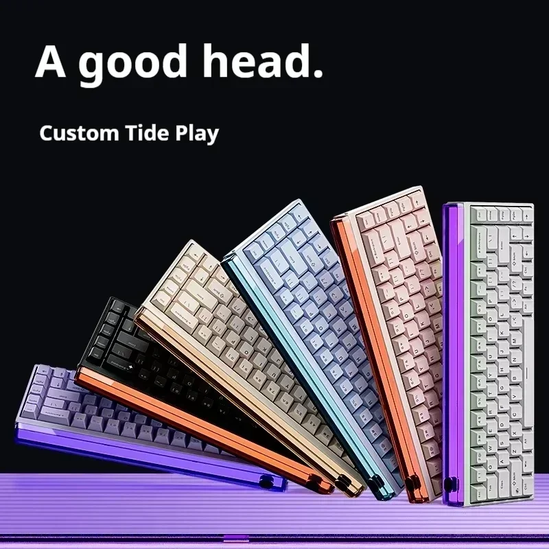 MADLIONS NANO68 Mechanical Keyboards Magnetic Switch 8k Return Rate RT0.01 RGB Wired Gaming Keyboard Customize PC Esports Gifts